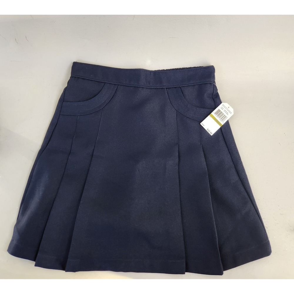 Nautica Scooter Skort Girls 14 Regular Navy New School Uniform Pleated Front